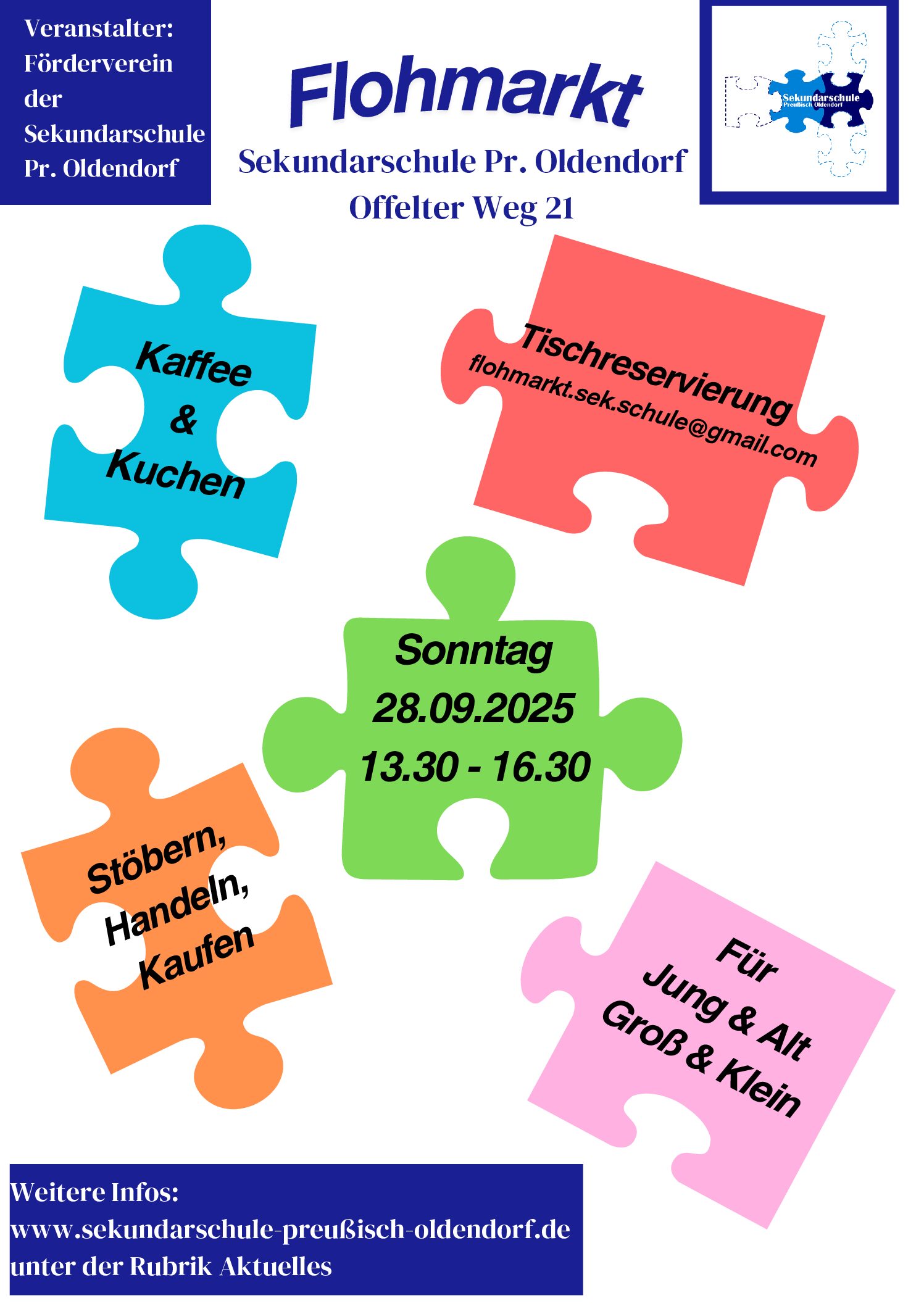 Flohmarkt Plakat Februar 2025