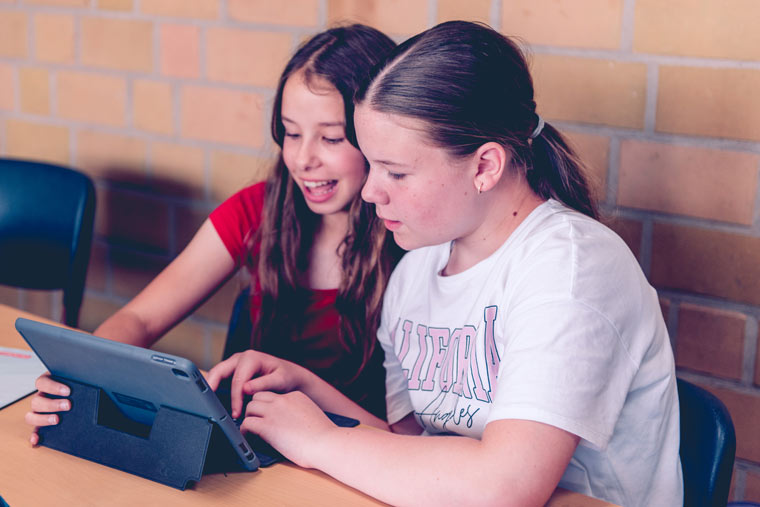 Klasse der Sekundarschule Preußisch Oldendorf